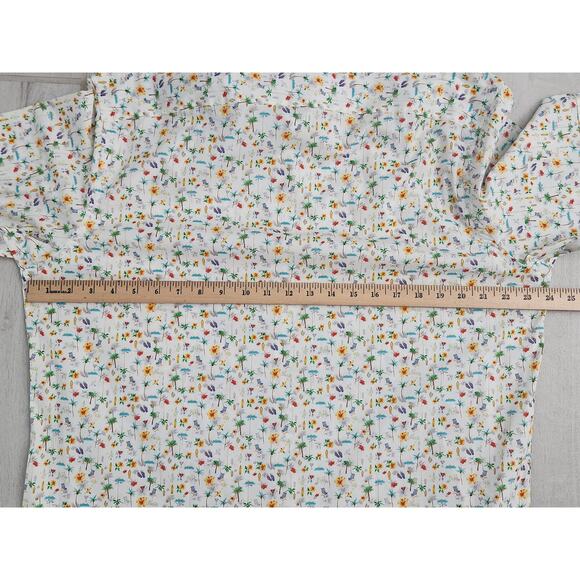 Quieti Performance Stretch Men's XL Tropical Island Vacation Surf Button Shirt - Picture 8 of 9